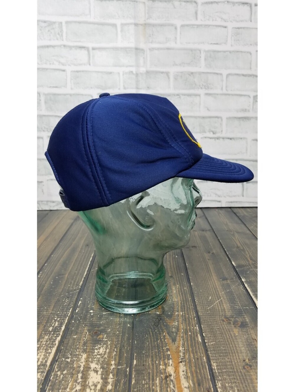 Vintage - BARN INC. Logo Patch BLUE Wear Guard Work Clothes Farm Truck Hat Cap - Picture 2 of 9